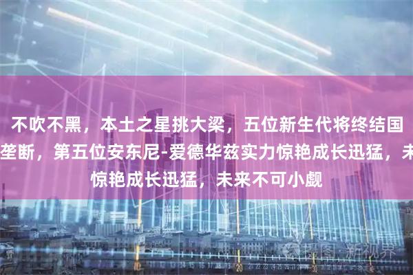 不吹不黑，本土之星挑大梁，五位新生代将终结国际巨星MVP垄断，第五位安东尼-爱德华兹实力惊艳成长迅猛，未来不可小觑